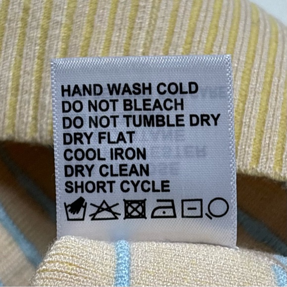 Carlisle Collection Salutation Sleeveless Top Blouse Yellow Size Large - Picture 10 of 16